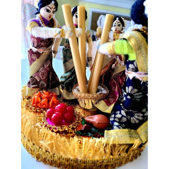 New Handmade wire Doll set-Home decor glued- Hand painted Home decor - Picture 8 of 8